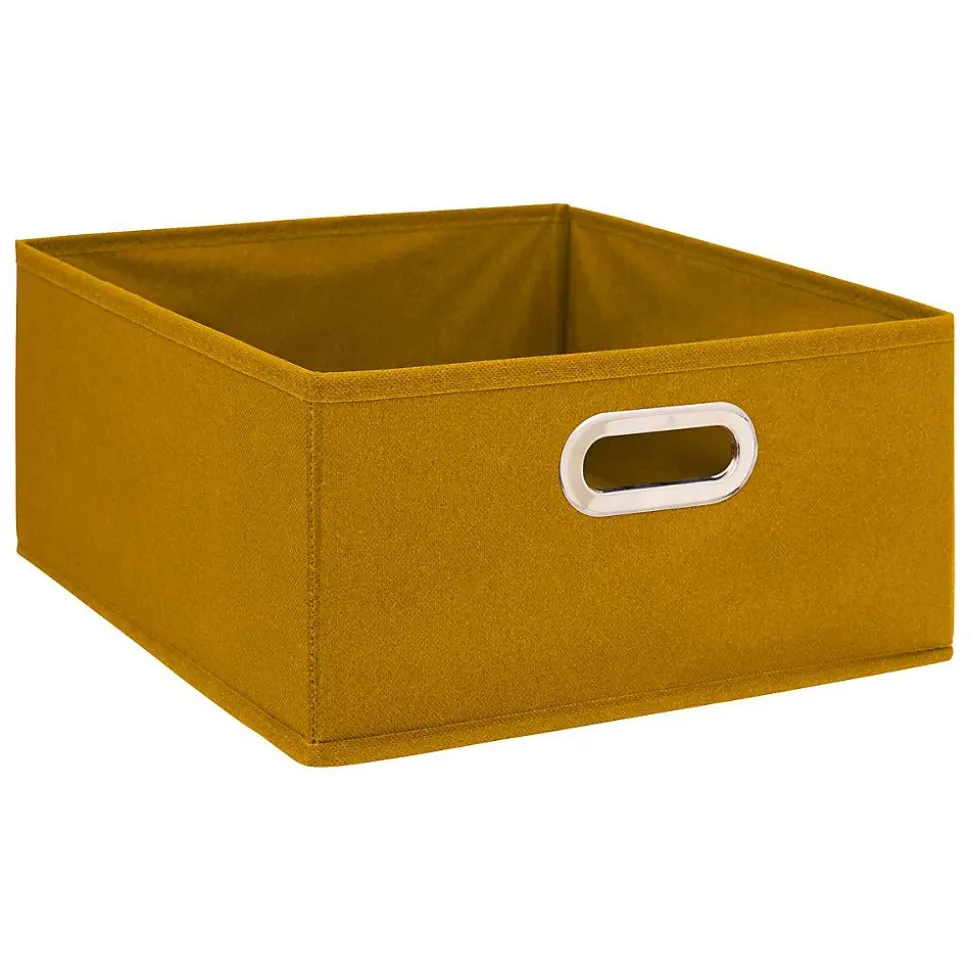 Panier velours 31x15 cm Jaune moutarde Mix N' Modul - 5Five