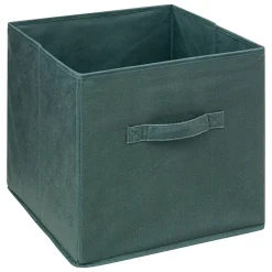 Panier velours 31x31 cm Vert kaki Mix N' Modul - 5Five