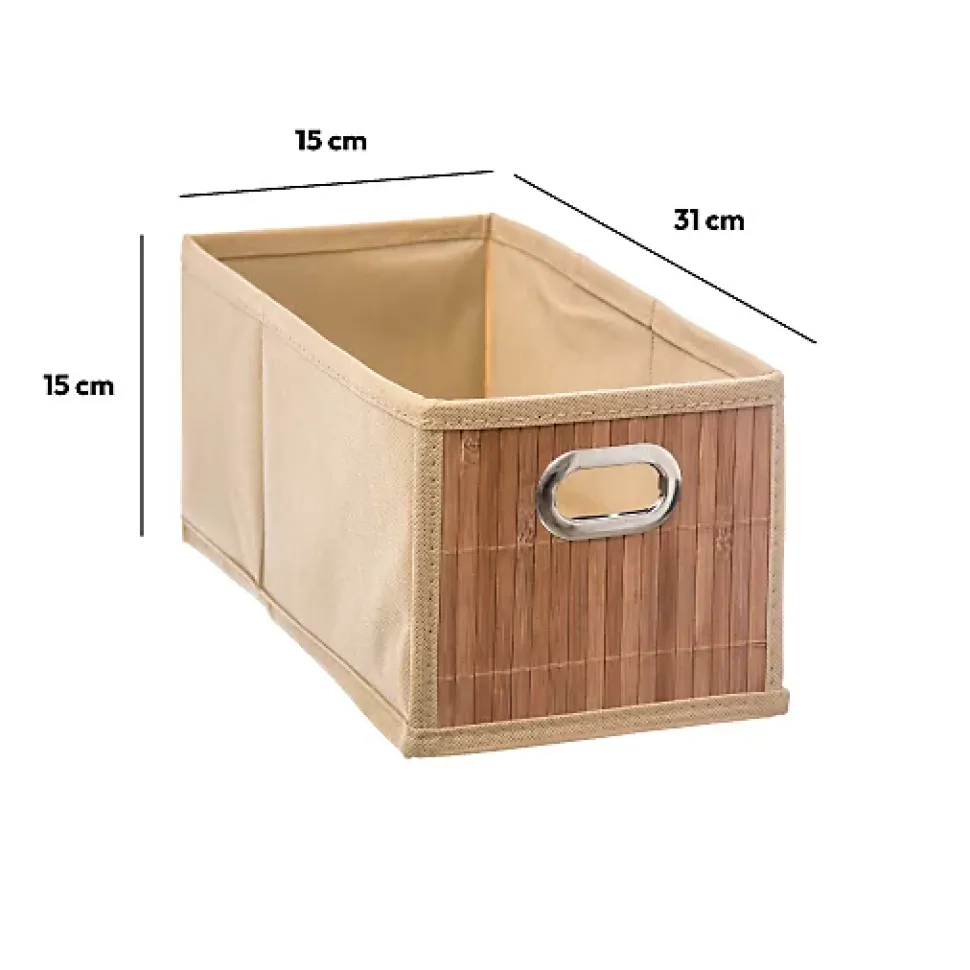 Panier 15x31cm Latte bambou Mix N' Modul - 5Five
