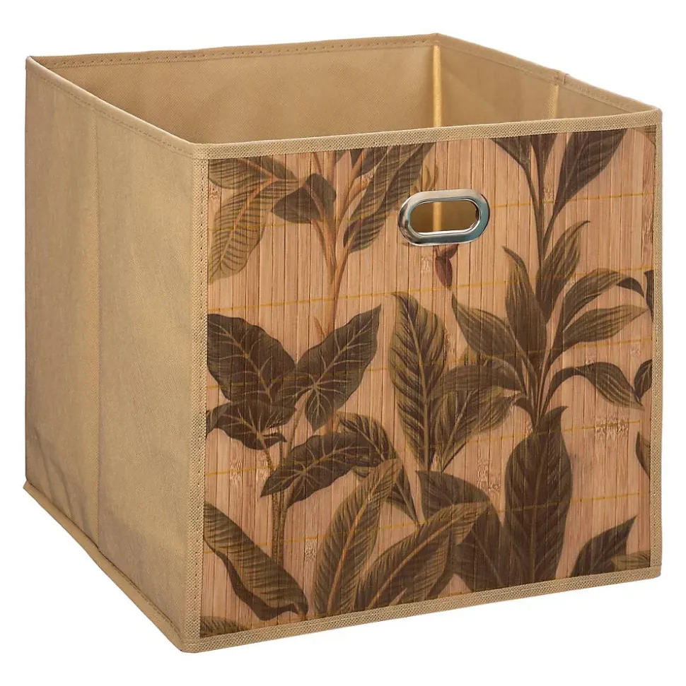 Panier 31x31cm Latte bambou motif Mix N' Modul - 5Five