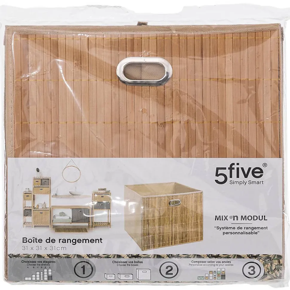 Panier 31x31cm Latte bambou Mix N' Modul - 5Five