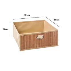 Panier 31x15cm Latte bambou Mix N' Modul - 5Five