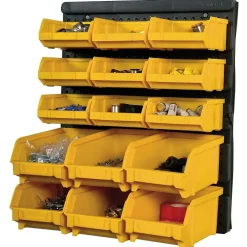Panneau Porte Outils Mural - 15 Bacs à Becs Amovibles - Rangement et Stockage Outils et Quincaillerie - Art Plast
