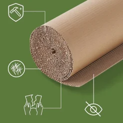 Papier d'Emballage Nid d'Abeille - 1 x 20 m - Protection Déménagement et Expédition - Emballer, Protéger, Rembourrer