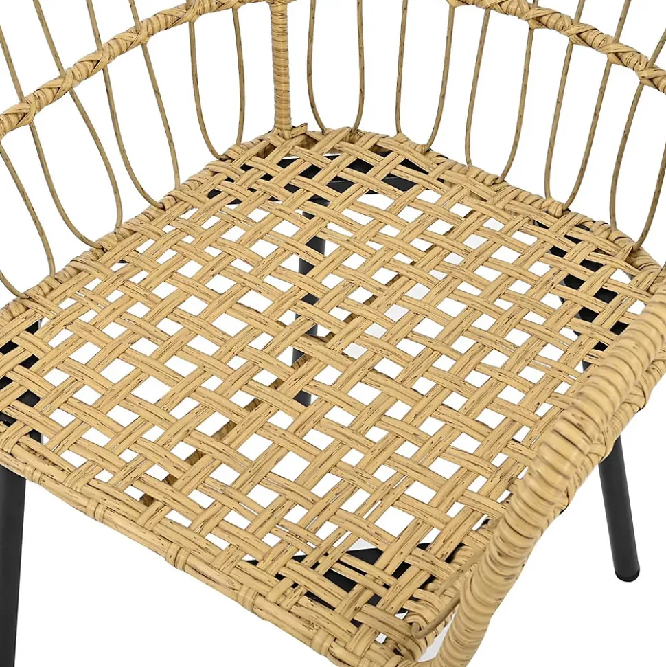Parasol Double avec Manivelle, 440x270x250 cm, Métal, Crème, pour Terrasse