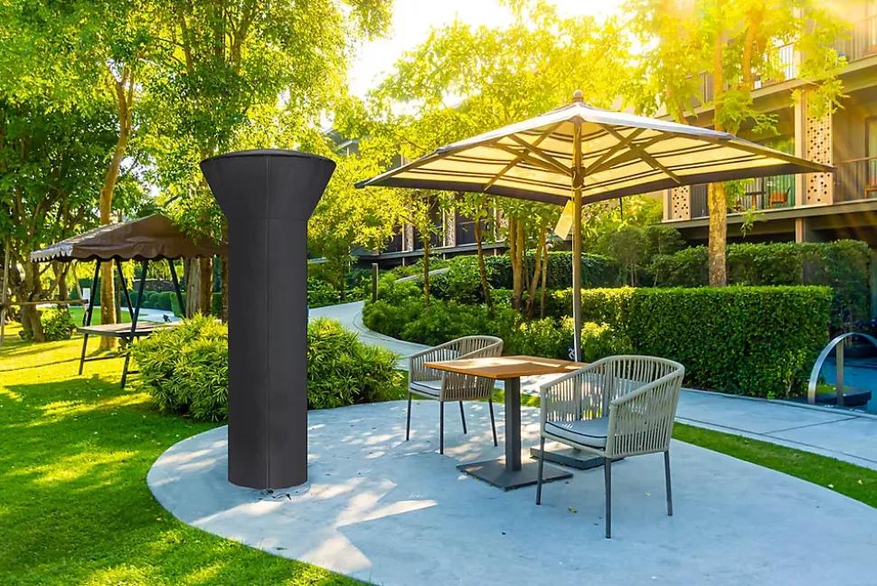 Patio Heater Cover Mushroom Gas Heater Ferocity 49 x 90 x 225 cm Black 1 pc.