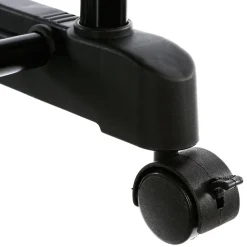 Penderie double portant mobile - 84 x H. 96/170 cm