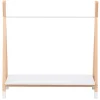 Penderie pour enfant bois et blanche LOU - HAPPY GARDEN