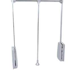 Penderie rabattable chromée pour armoire Hang Largeur réglable de 60 à 83 cm