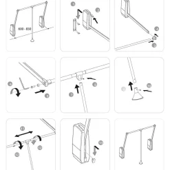 Penderie rabattable murale pour armoire Hang