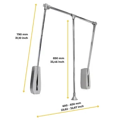 Penderie rabattable murale pour armoire Hang