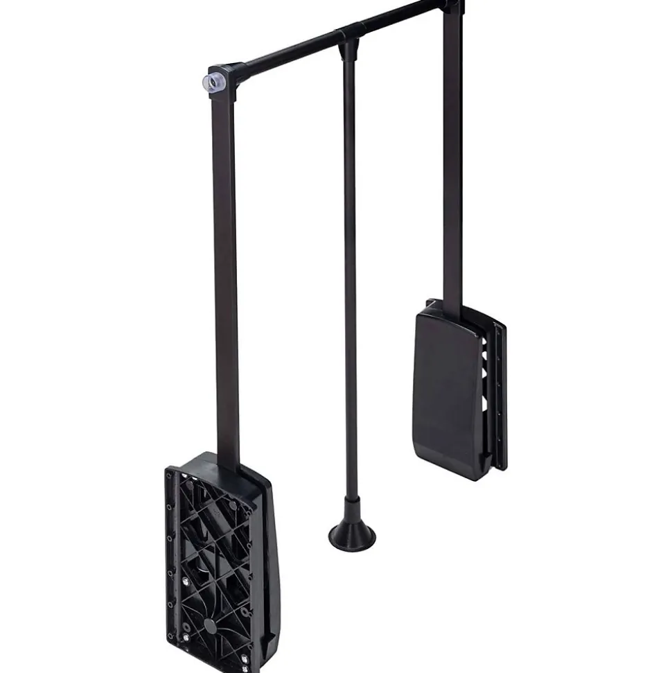 Penderie rabattable noire pour armoire Hang Largeur réglable de 83 à 150 cm