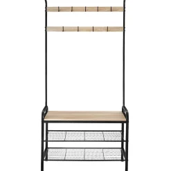 Penderie Style industriel avec Protection anti-basculement 855 x 36 x 184 cm