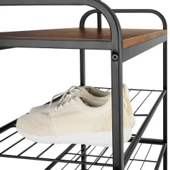 Penderie Style industriel avec Protection anti-basculement 855 x 36 x 184 cm