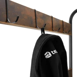 Penderie Style industriel avec Protection anti-basculement 855 x 36 x 184 cm