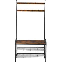 Penderie Style industriel avec Protection anti-basculement 855 x 36 x 184 cm