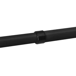 Penderie télescopique Kemi acier laqué 75 -115 cm noir en.casa