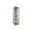 Penderie vêtements PP aéré 5 compartiments Gris Beige MSV