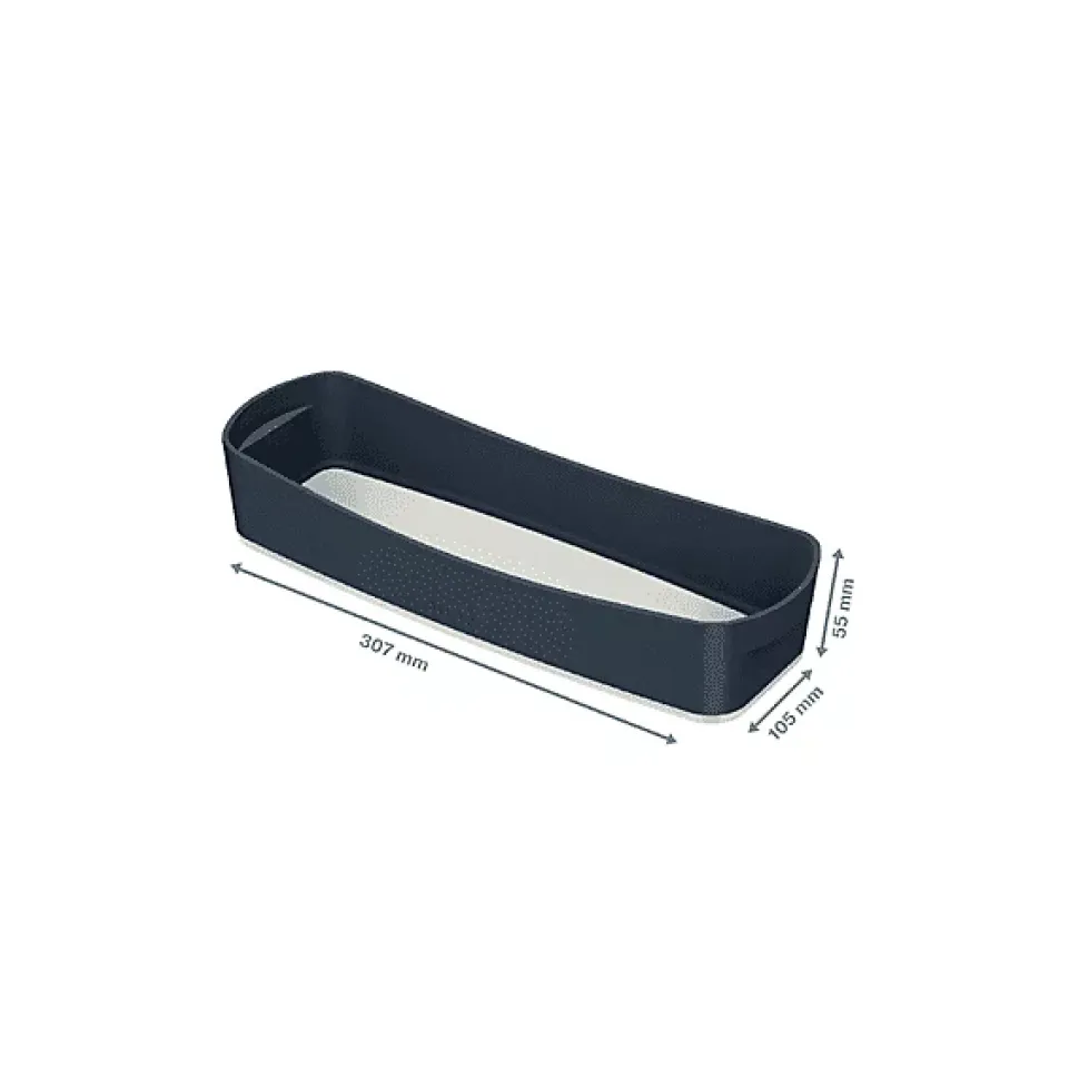 Petit bac de rangement pour Bureau My Box Cosy - Gris
