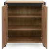 Petit Buffet de Rangement 2 Portes L80 cm - DENVER
