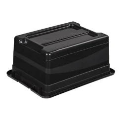 Petite boîte de rangement résistante empilable 12 litres - Rouge