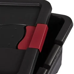Petite boîte de rangement résistante empilable 12 litres - Rouge