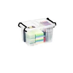 Petite Boîte de rangement 6 litres avec couvercle papillon