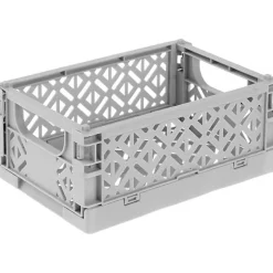 Petite Caisse en Plastique Pliable 0,7 litre - Gris