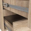 Petite Commode AKORD CL100 Chêne Sonoma 100 cm 6 tiroirs façade Chêne Sonoma 100x35x57 cm