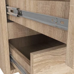 Petite Commode AKORD CL100 Chêne Sonoma 100 cm 6 tiroirs façade Chêne Sonoma 100x35x57 cm