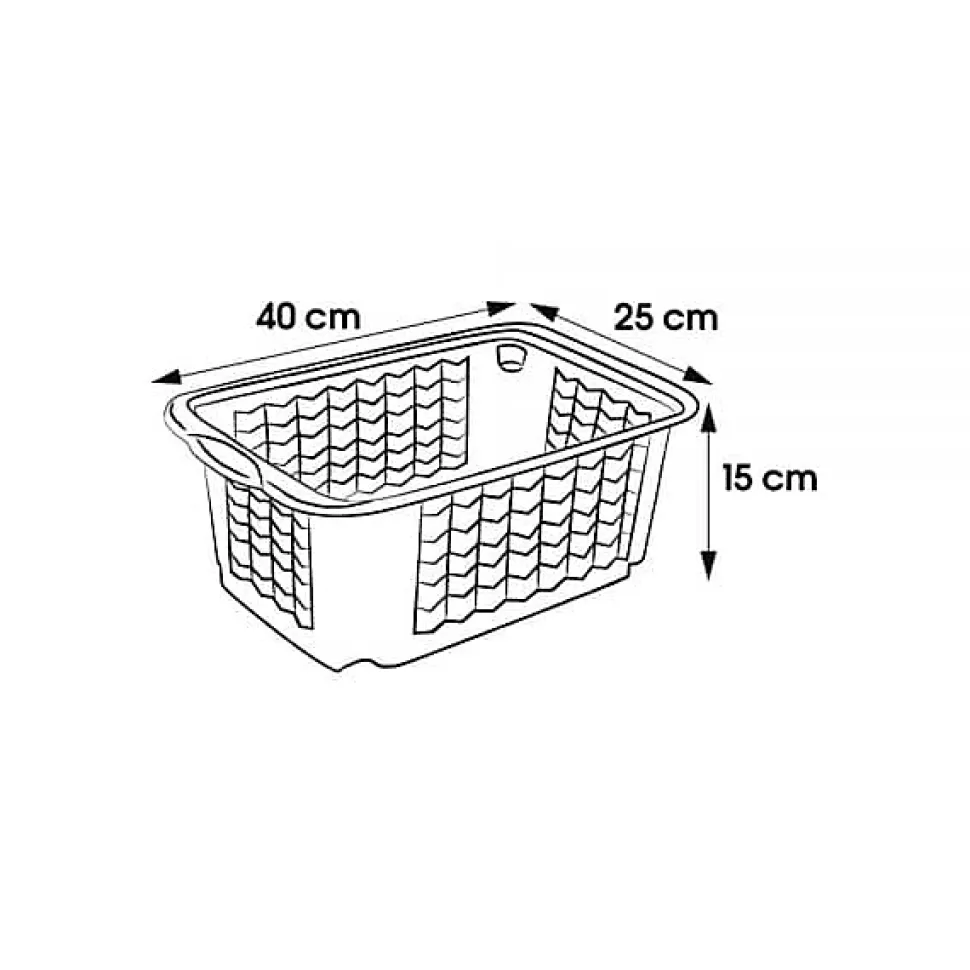 Petite Corbeille de rangement transparente M