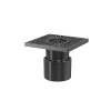 Pied bas réglable gris GoodHome Atomia hauteur min 5 cm max 6 cm vendu par 2