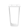 Pied en métal blanc GoodHome Atomia hauteur 11 cm vendu par 2