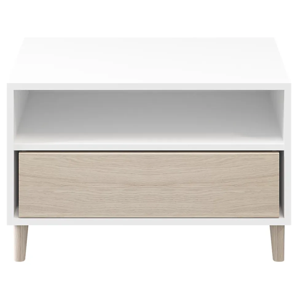 Pied en métal et bois GoodHome Atomia hauteur 11 cm vendu par 2