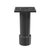 Pied haut réglable gris GoodHome Atomia 11-12 cm vendu par 2