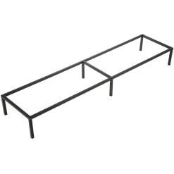 Pieds étagère métal 134x29cm Noir Mix N' Modul - 5Five