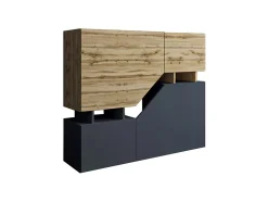 Pitt - buffet haut - 4 portes - 120 cm - Best Mobilier