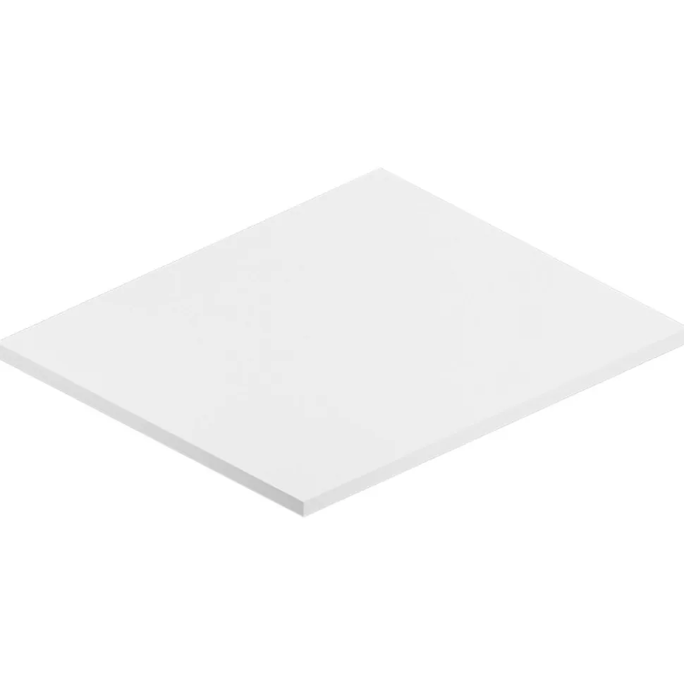 Plan de toilette blanc L.60 x l.51,5 x ép.2 cm, Pura+