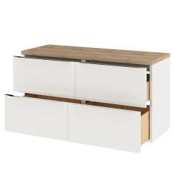 Plan de toilette GoodHome Hartland L. 120 cm chêne