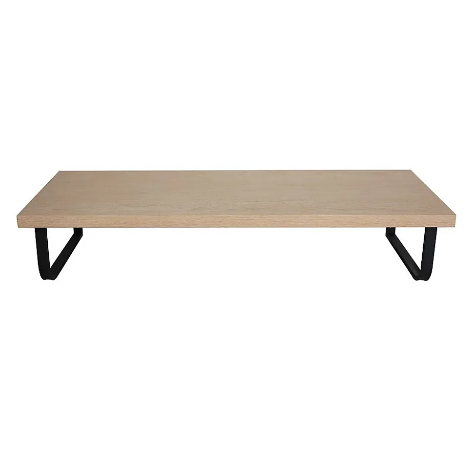 Plan de toilette suspendu pour vasque WILL - 120 cm avec équerres noires