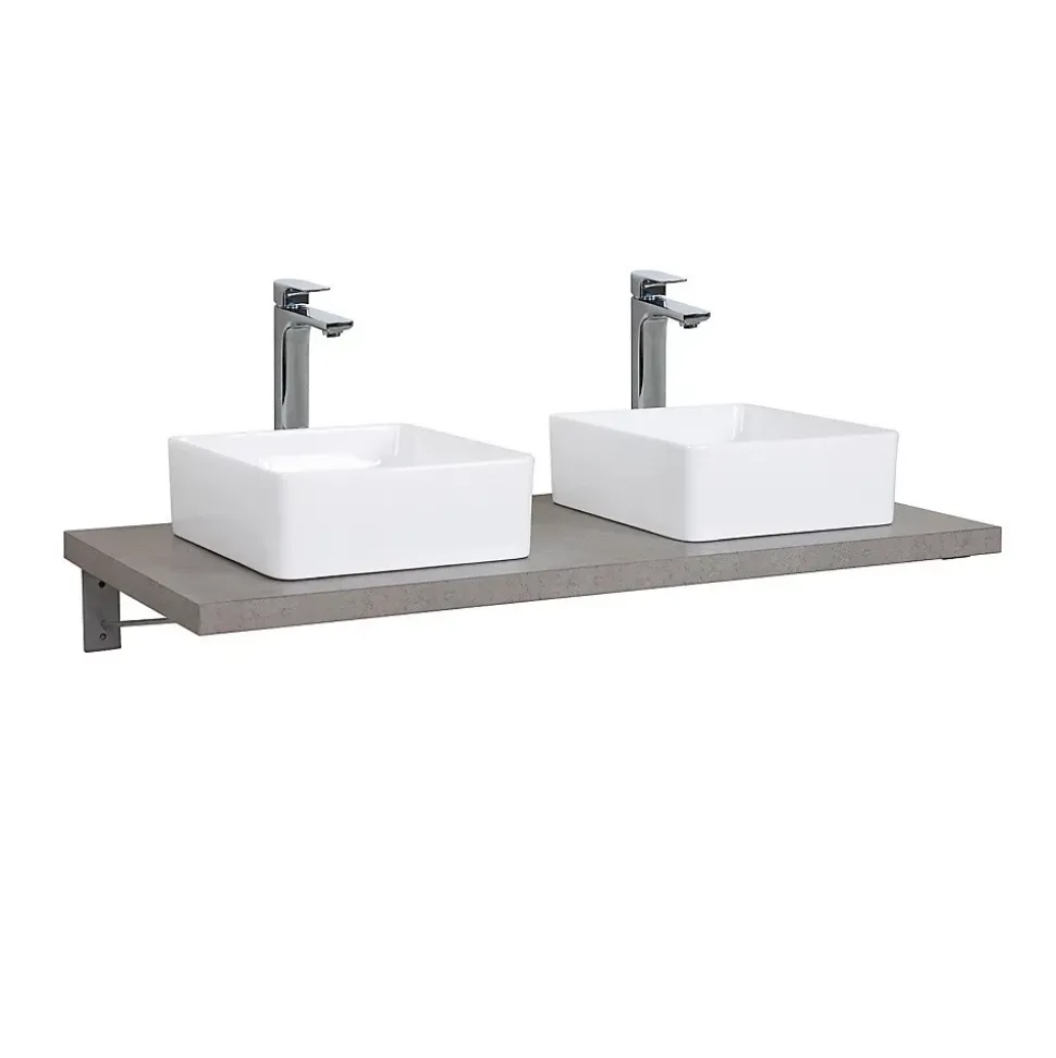 Plan de toilette suspendu pour vasque WILL - 120 cm - Ep. 3,8 cm