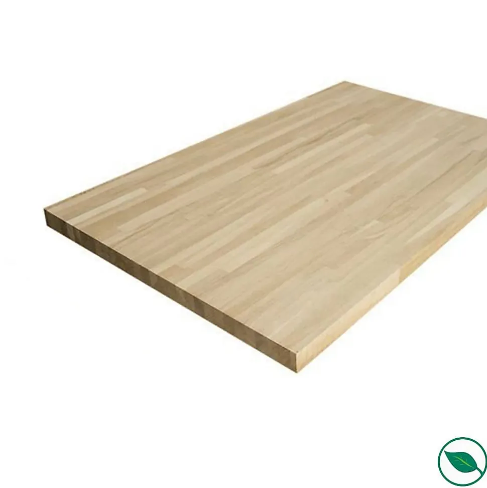 Plan de travail chêne massif lamellé collé 2000 x 800 x 26 mm