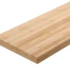 Plan de travail en bambou l.250 cm x l.65 cm x éP.3,6 cm