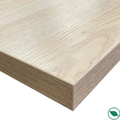 Plan de travail ilot central stratifié HPL chêne clair 1600 x 900 x 38 mm