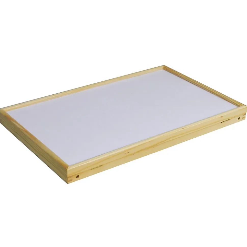 Plateau de lit pliant réglable en bois