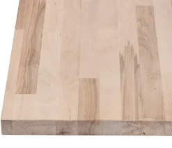 Plateau en bouleau massif 80 x 200 cm, ép.27 mm