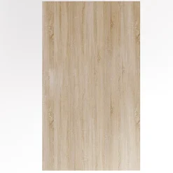 Plateau laminé chêne sonoma 120 x 80 cm pour bureau, table, table basse