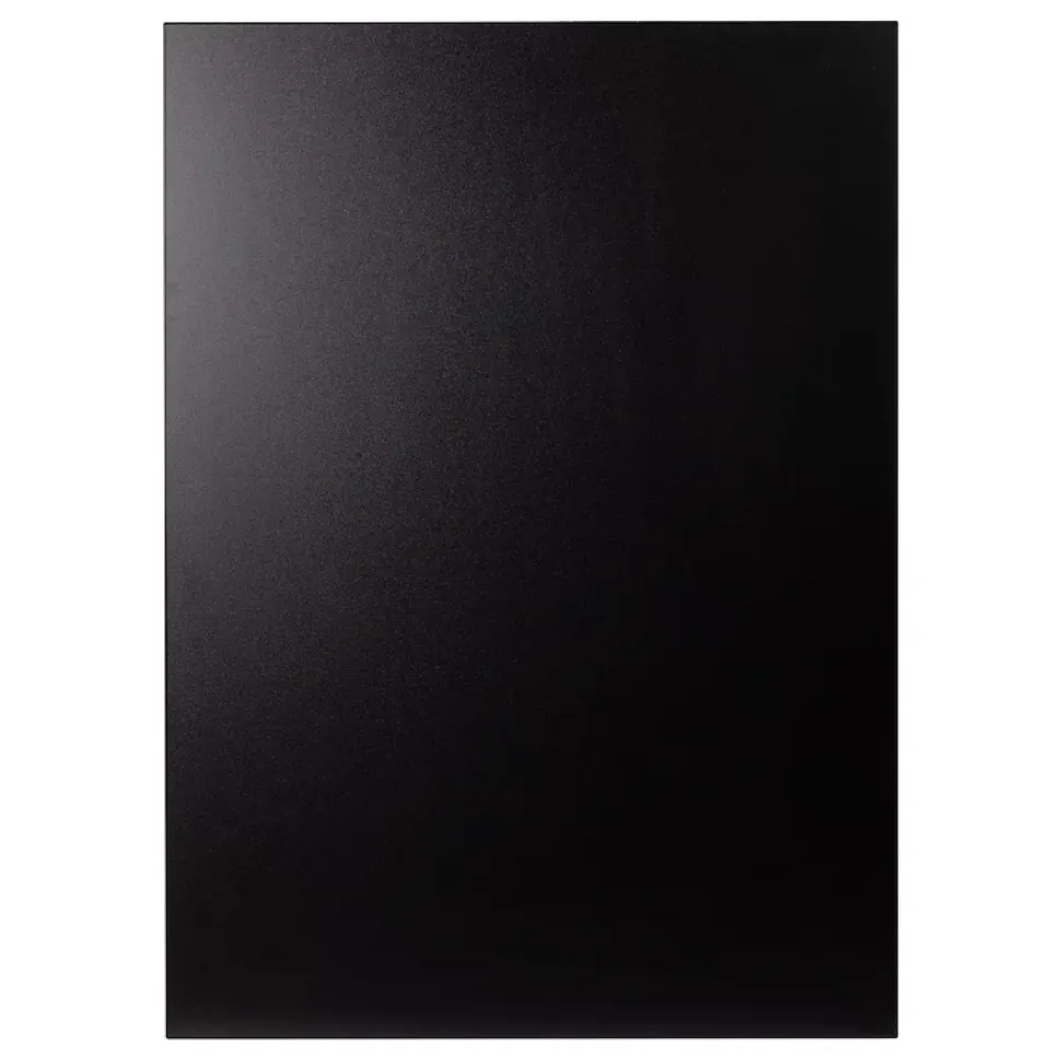 Plateau laminé noir 138 x 80 cm pour bureau, table, table basse