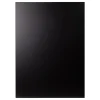 Plateau laminé noir 120 x 80 cm pour bureau, table, table basse