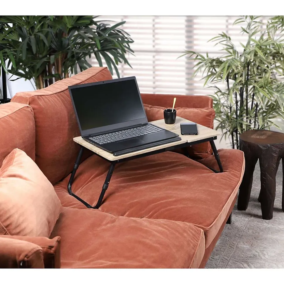 Plateau multifonction pliable avec hauteur réglable